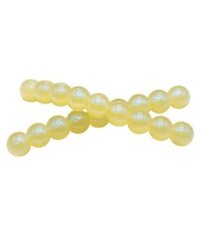 Death Roe DEATH ROE SCENTED SOFT EGG CHAINS 3/8" GHOST PEARL LEMON