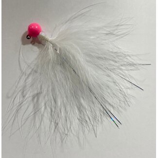LANDFISH CUSTOM TACKLE LANDFISH CUSTOM TACKLE WHITE W/PINK HEAD