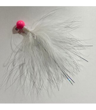 LANDFISH CUSTOM TACKLE LANDFISH CUSTOM TACKLE WHITE W/PINK HEAD