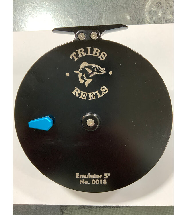 TRIBS REELS TRIBS REELS EMULATOR 5" CENTERPIN REEL BLUE No. 0018