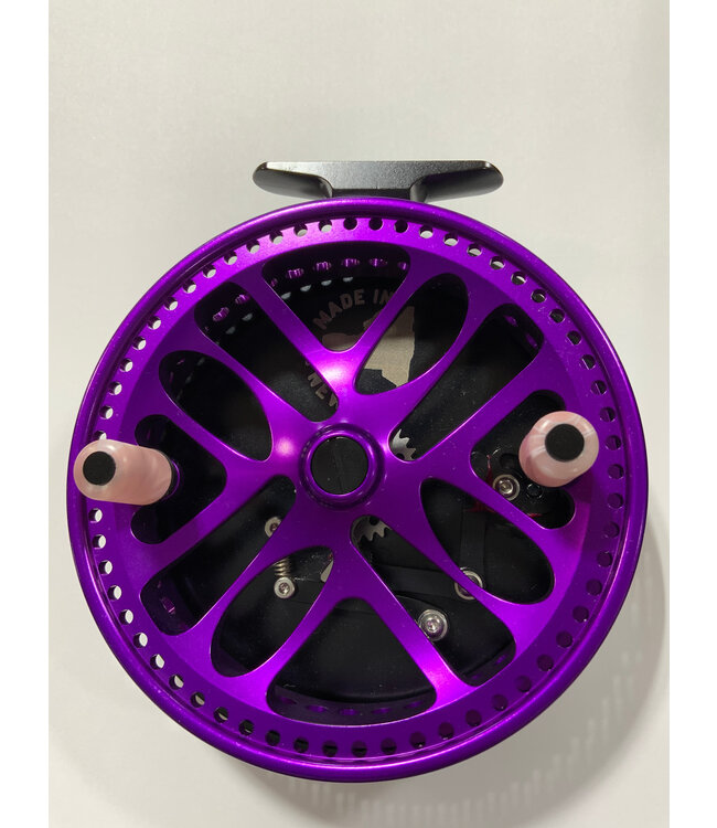 TRIBS REELS TRIBS REELS CAPACITOR 5" CENTERPIN REEL PURPLE No. 0017