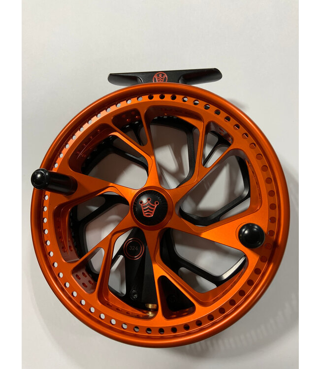 Kingpin KINGPIN ZODIAC 5.0 SERIES CENTERPIN REEL ORANGE BLACK HANDLES