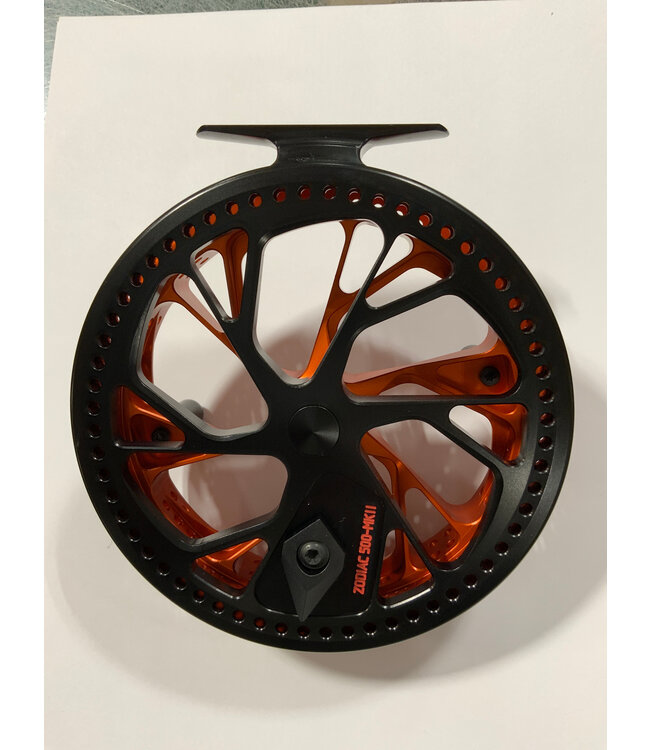 Kingpin KINGPIN ZODIAC 5.0 SERIES CENTERPIN REEL ORANGE BLACK HANDLES