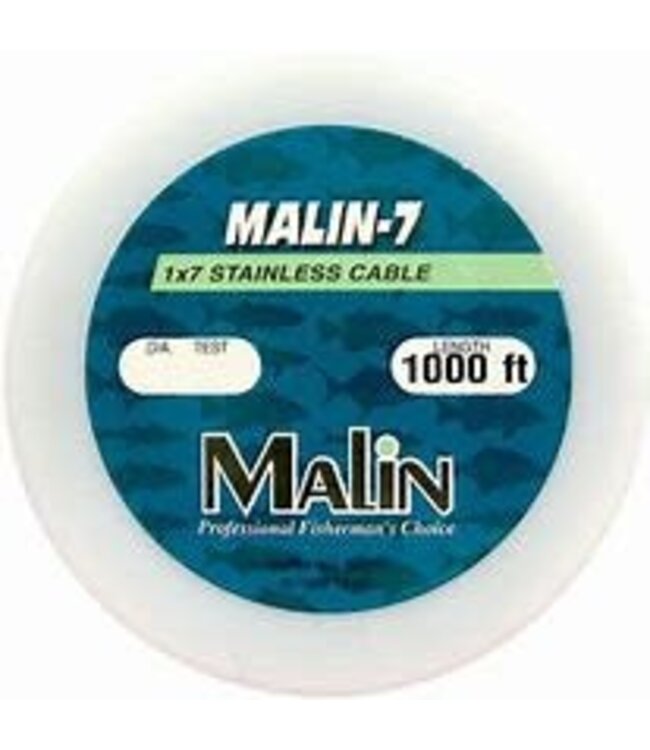 MALIN COMPANY, INC MALIN 7-STRAND STAINLESS STEEL WIRE 20# 1000ft BRITE