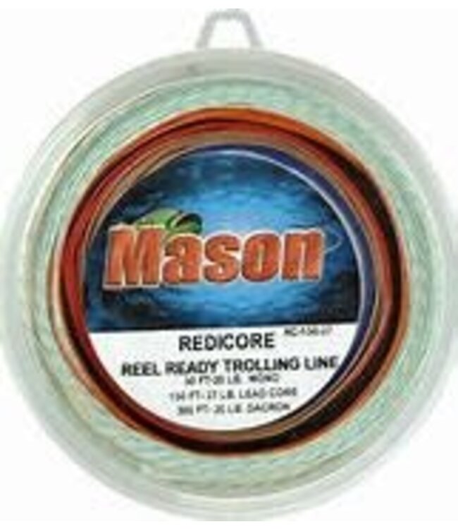 MASON TACKLE CO. MASON REDICORE REEL READI TROLLING LINE