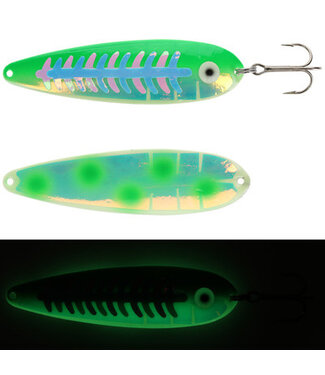 Moonshine Lures Moonshine Mag 5 Inch Dotted UV Green Alewife