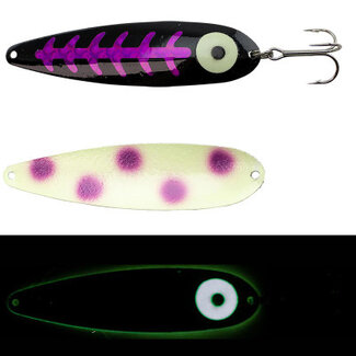 Moonshine Lures Moonshine Mag 5 Inch Dotted Back Raspberry Carbon 14