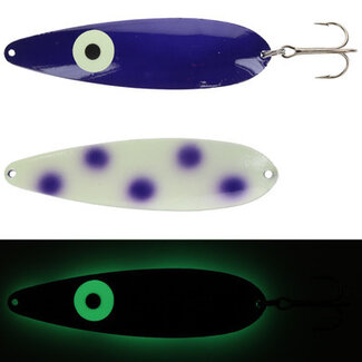 Moonshine Lures Moonshine Mag 5 Inch Dotted Purple Barney Carbon 14