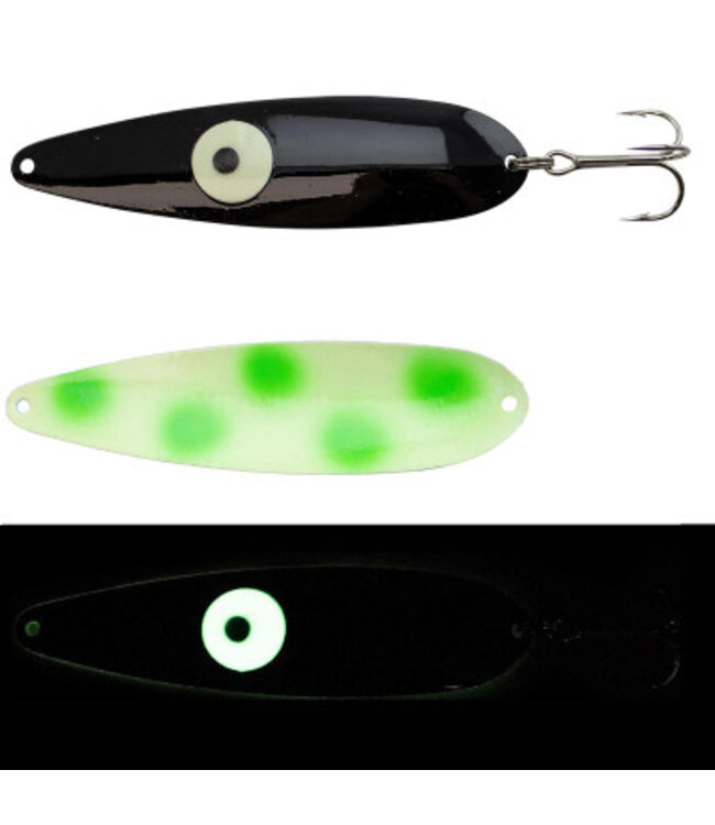 Moonshine Lures Moonshine Mag 5 Inch  Green dot Carbon 14