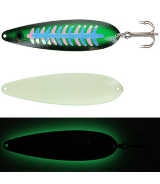 Moonshine Lures Moonshine Standard 4inch Glow 42nd spoon