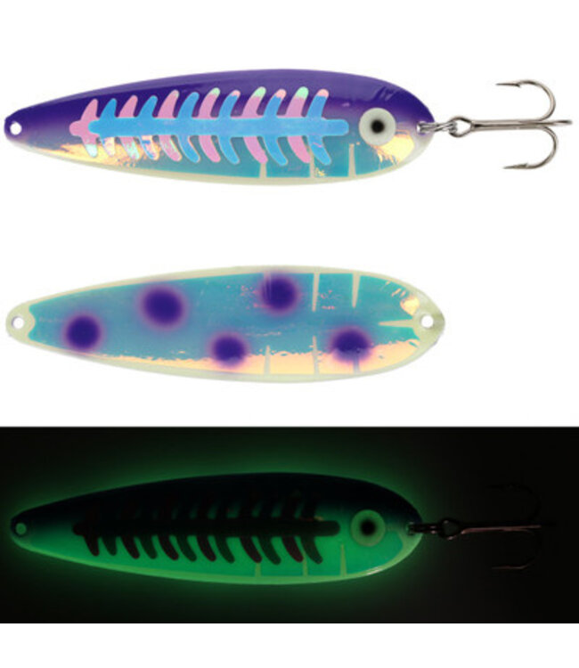 Moonshine Lures Moonshine Standard 4inch Dotted Back UV Purple Alewife