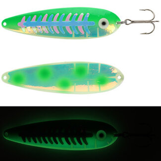 Moonshine Lures MOONSHINE LURES RV STANDARD DOTTED UV GREEN ALEWIFE (RV-UGA-S)