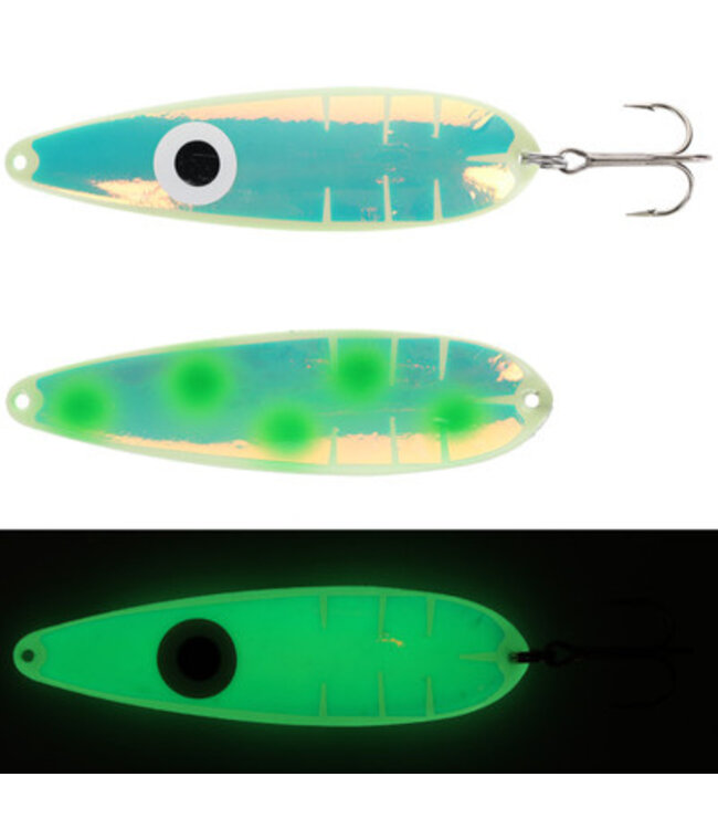 Moonshine Lures Moonshine Standard 4inch Dotted UV Double Trouble