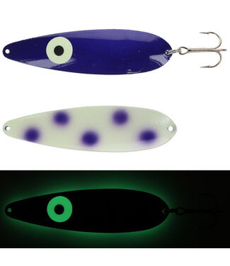 Moonshine Lures MOONSHINE LURES STANDARD DOTTED CARBON BARNEY MS-DCB-S