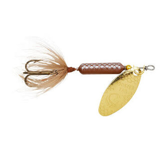 YAKIMA BAIT COMPANY YAKIMA ROOSTERTAIL 1/16 OZ. BROWN/SILVER