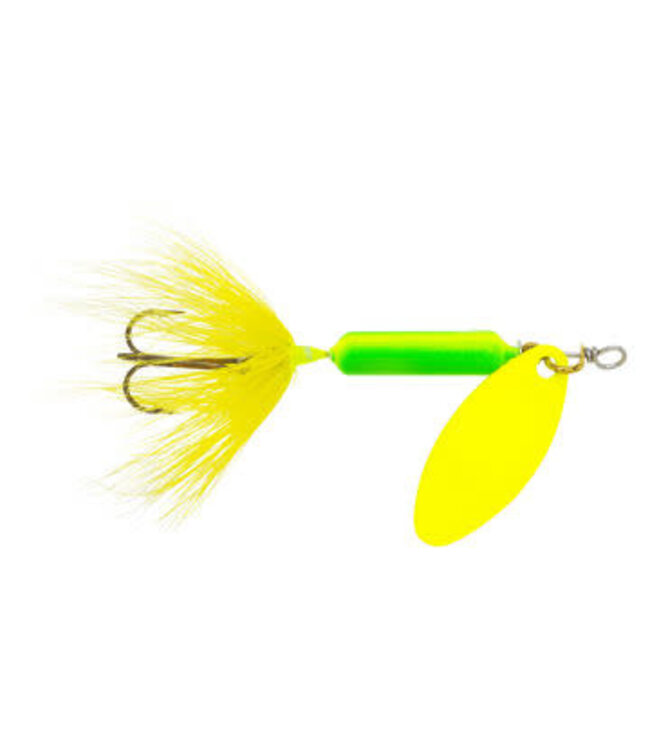 YAKIMA BAIT COMPANY YAKIMA ROOSTER TAIL 1/16oz LIME/CHARTREUSE PAINTED