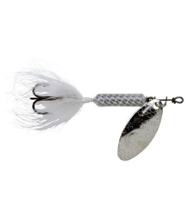 YAKIMA BAIT COMPANY YAKIMA ROOSTERTAIL 1/16 OZ. WHITE/SILVER