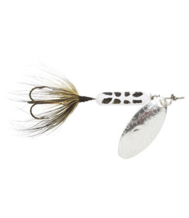 YAKIMA BAIT COMPANY YAKIMA ROOSTER TAIL 1/16 OZ. WHITE COACH DOG