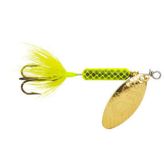 YAKIMA BAIT COMPANY YAKIMA ROOSTERTAIL 1/4 OZ. CHARTREUSE/SILVER