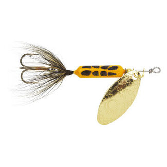 YAKIMA BAIT COMPANY YAKIMA ROOSTER TAIL 1/4 OZ. YELLOW COACH DOG