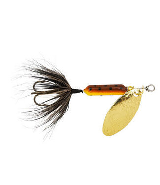 YAKIMA BAIT COMPANY YAKIMA ROOSTERTAIL 1/4 OZ BROWN TROUT, PTD BLADE