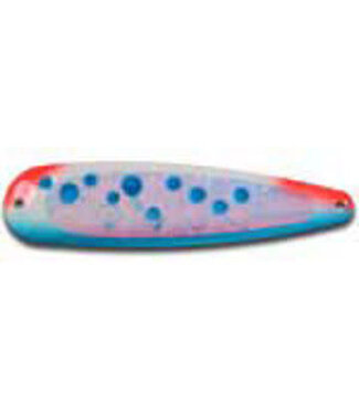 WARRIOR LURES WARRIOR  STANDARD 4" SILVER ELITE UV SPOONS BLUE JEANS