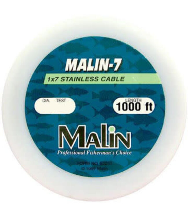 MALIN COMPANY, INC MALIN 7-STRAND STAINLESS STEEL WIRE 20# 1000FT COFFEE