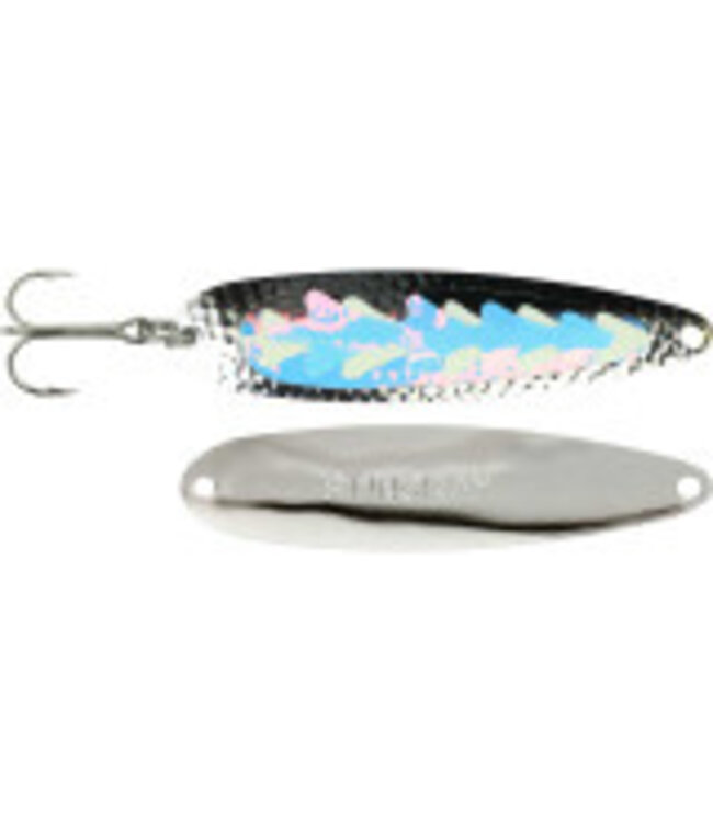 Michigan Stinger Michigan Stinger Stingray Spoon UV Black Alewife