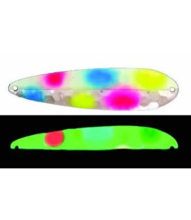 Moonshine Lures (HM-HF-S) MOONSHINE LURES HALF MOON SILVER MAGNUM HALF LOAF