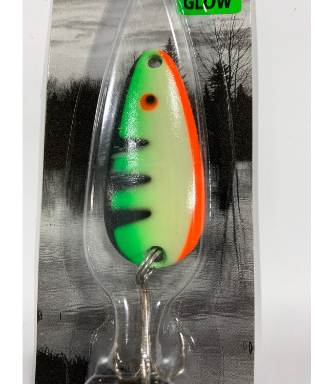Len Thompson LEN THOMPSON ORIGINAL CASTING SPOON 00 FIRE TIGER GLOW
