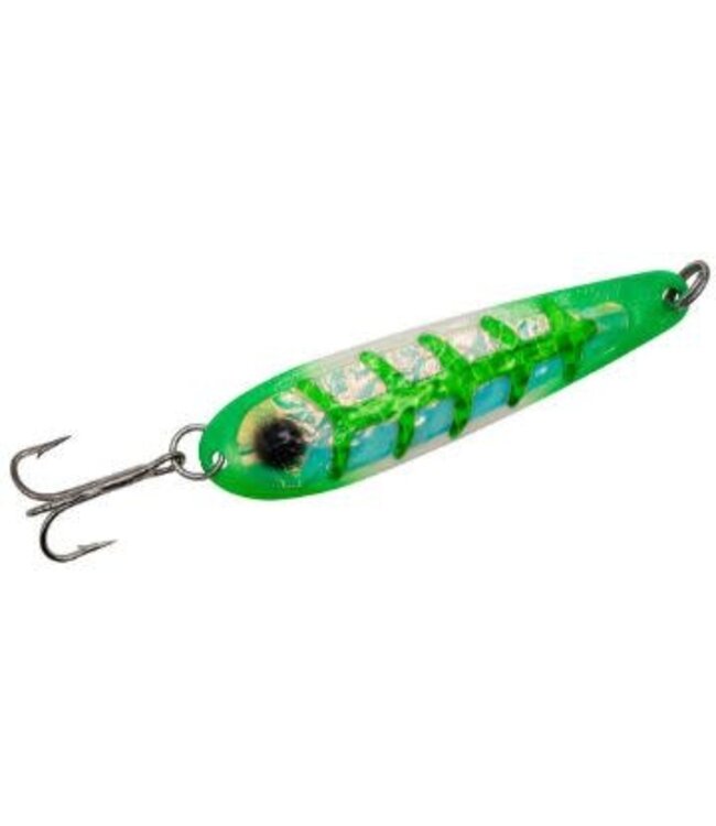 NORTHERN KING LURES NORTHERN KING LURES - MAG TROLLING SPOON - 4.5" - GREENEST JEANS ULTRAGLOW UV