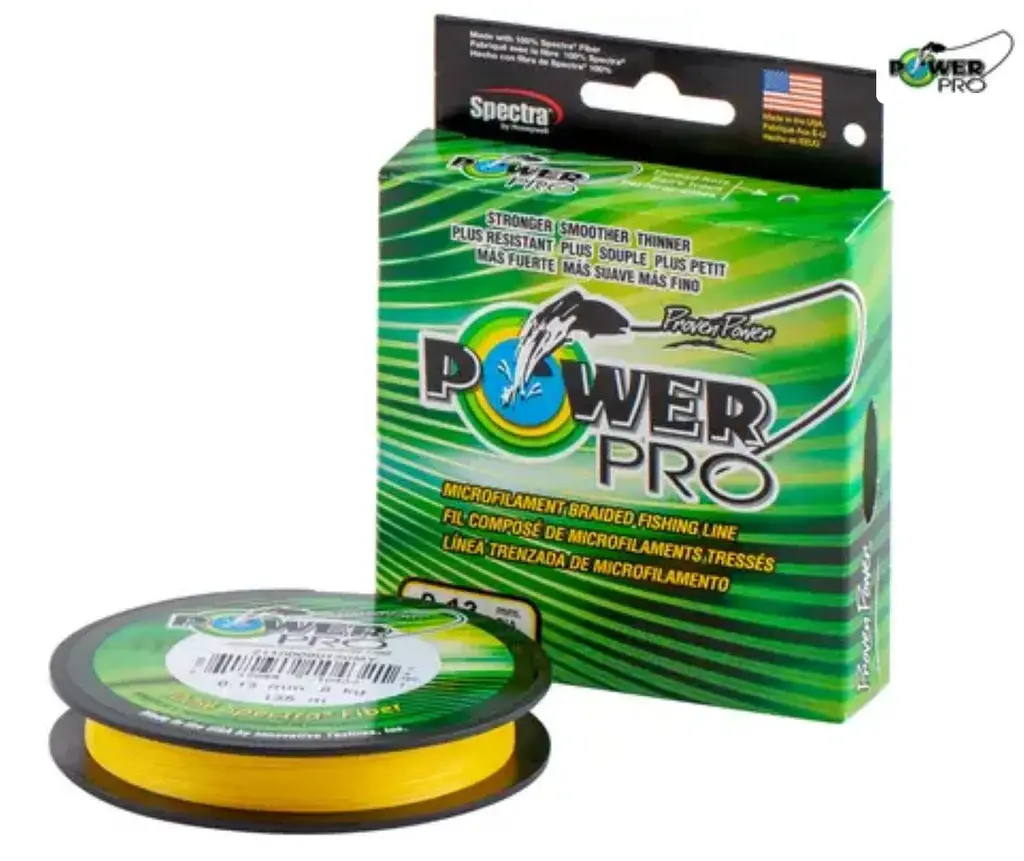 thumbnail image 2 of PowerPro 5LB X 150YD Yellow Braided Fishing Line - High Strength Spectra Fiber 2 of 14