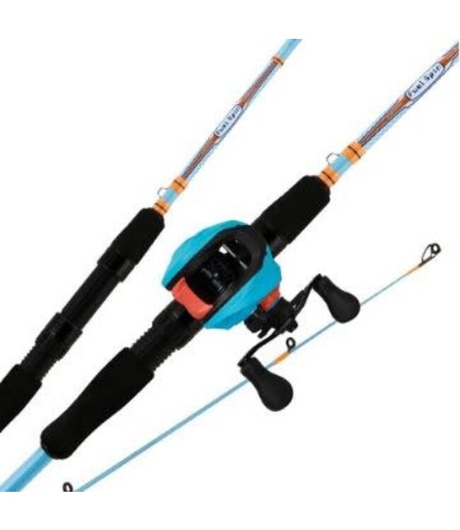 OKUMA FISHING TACKLE CORP. OKUMA FUEL SPINCAST COMBO 7' MH W/ SIZE 101 REEL LEFT