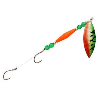 Three D Worm Harness Three D Worm Harness Bottom Bouncing Rig #5 Colorado Copper Back  Firetiger Hologram