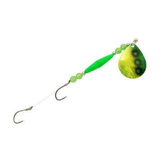 Three D Worm Harness Three D Worm Harness Bottom Bouncing Rig #5 Colorado Copper Back Nuclear Green Hologram