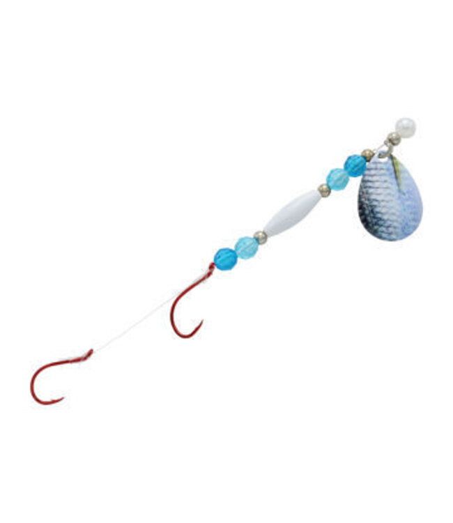 Three D Worm Harness (CS3-RSMT) THREE D WORM HARNESS #3 LAKE ERIE FORAGE RAINBOW SMELT