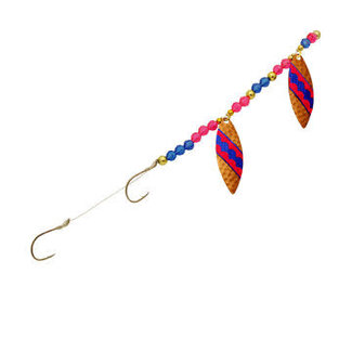 Three D Worm Harness THREE D WORM HARNESS TANDEM #4 WILLOW HAMM COPPER PURPLE BLUE (WT4-COBP)