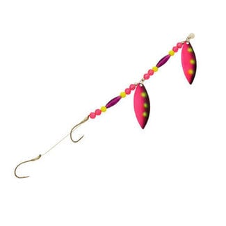 Three D Worm Harness THREE D WORM HARNESS #4 WILLOW TANDEM BLUEBERRY UV (WT4-UVBB)