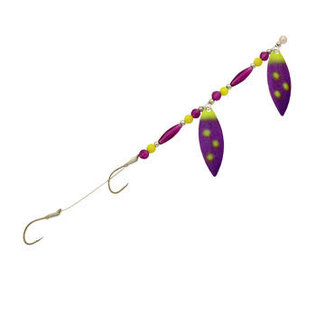 Three D Worm Harness (WT4-UVWB) THREE D WORM HARNESS #4 WILLOW TANDEM UV WILDBERRY