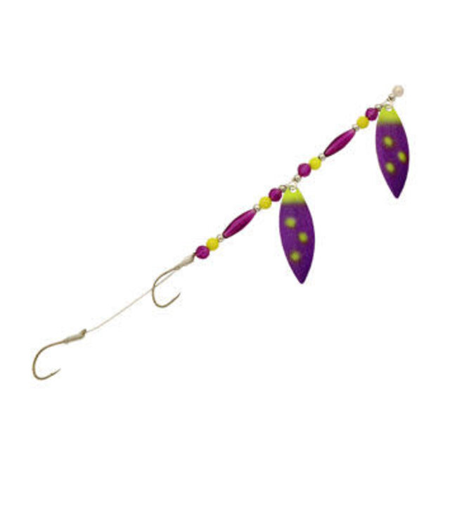 Three D Worm Harness (WT4-UVWB) THREE D WORM HARNESS #4 WILLOW TANDEM UV WILDBERRY