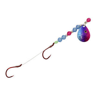 Three D Worm Harness THREE D WORM HARNESS #3 COLORADO HOT PANTS / PINK PURPLE BLUE CHIP HOLOGRAM W/EYES (CS3-HOTP)
