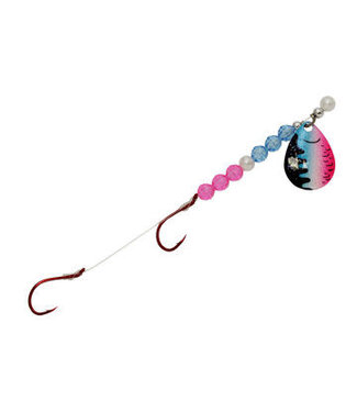 Three D Worm Harness THREE D WORM HARNESS PRO SERIES #3 COLORADO RAINBOW FISH SCALE (CS3-RBFS)