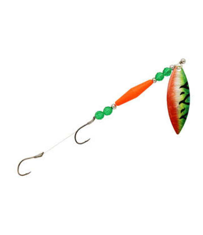 Three D Worm Harness (W4BB-FTHO) THREE D WORM HARNESS BOTTOM BOUNCE #4 WILLOW SUPER TIGER HOLOGRAM