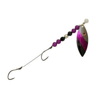 Three D Worm Harness THREE D WIRE WORM HARNESS 4.5 WILLOW BLACK PURPLE (WS4.5-BKPU)