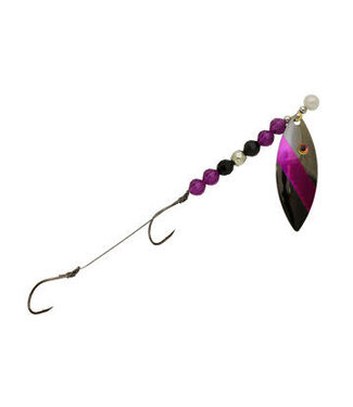 Three D Worm Harness THREE D WIRE WORM HARNESS 4.5 WILLOW BLACK PURPLE (WS4.5-BKPU)