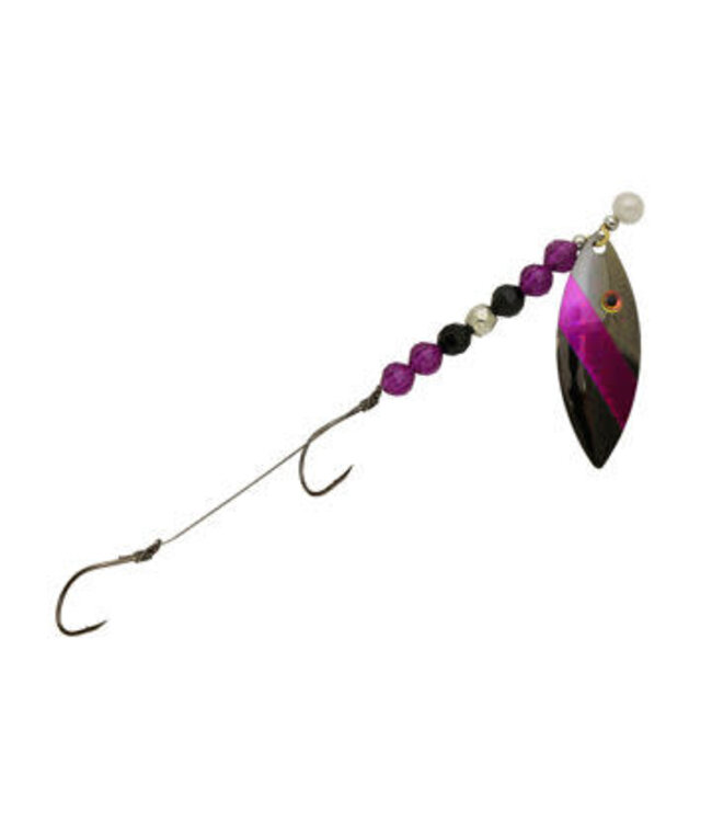 Three D Worm Harness THREE D WIRE WORM HARNESS 4.5 WILLOW BLACK PURPLE (WS4.5-BKPU)