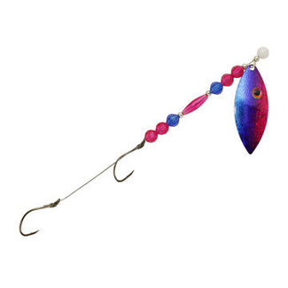 Three D Worm Harness THREE D WIRE WORM HARNESS 4.5 WILLOW HOT PANTS PINK PURPLE BLUE W/EYEHOLOGRAM (WS4.5-HOTP)