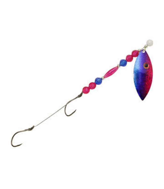 Three D Worm Harness THREE D WIRE WORM HARNESS 4.5 WILLOW HOT PANTS PINK PURPLE BLUE W/EYEHOLOGRAM (WS4.5-HOTP)