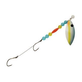 Three D Worm Harness THREE-D WIRE WORM HARNESS #4.5 WILLOW U.V. SPICY SHAD (WS4.5-UVSS)