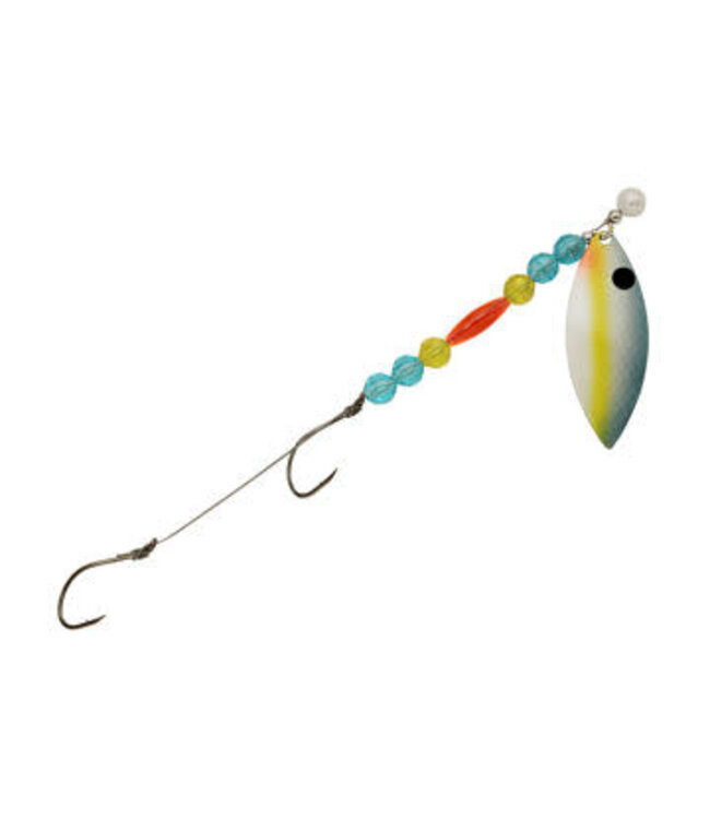 Three D Worm Harness (WS4.5-UVSS) THREE-D WIRE WORM HARNESS #4.5 WILLOW U.V. SPICY SHAD